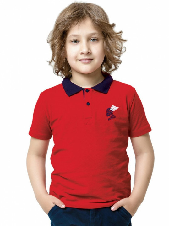 Футболка подростковая красная